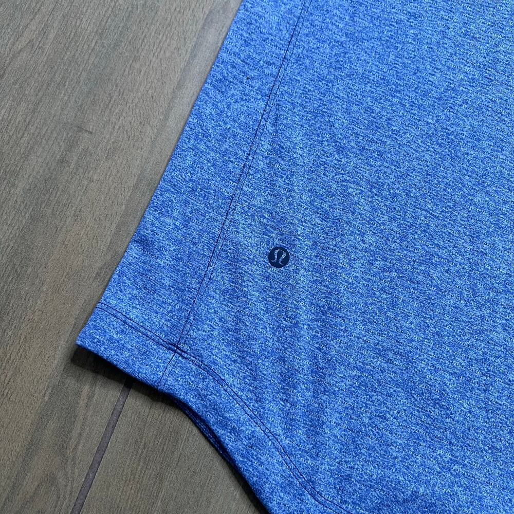 Lululemon Metal Vent Tech Shirt Mens XL Blue Short Sleeve Athletic gym - Picture 3 of 10